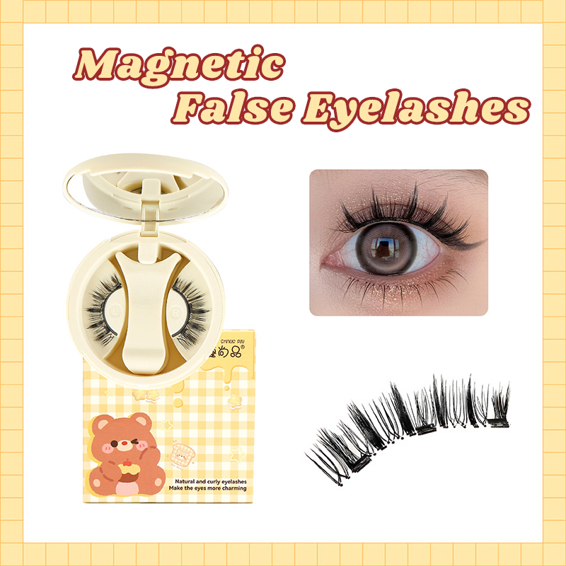 Eyelash Extension Korean - 磁気まつげ つけまつげ エクステ グルーフリー 太くて自然なまつげ 韓国風