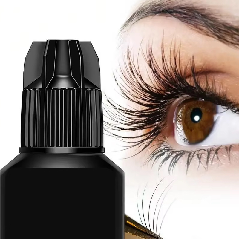 Eyelash Extension Maps - プロ用まつげ接着剤空ボトル、5面キャップまつげエクステ接着剤容器、トラベルサイズ詰め替え可能なスクエアボトル