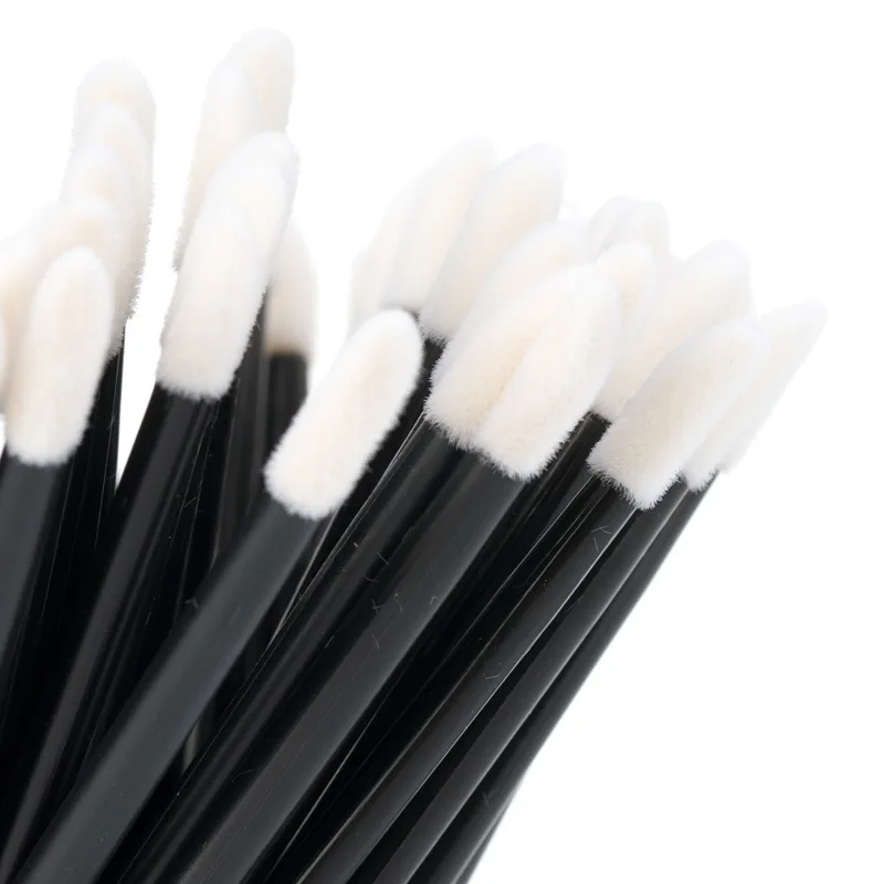 使い捨てリップブラシ 100 個まつげエクステンションメイク - Eyelash Extension For Beginners のレビューと価格