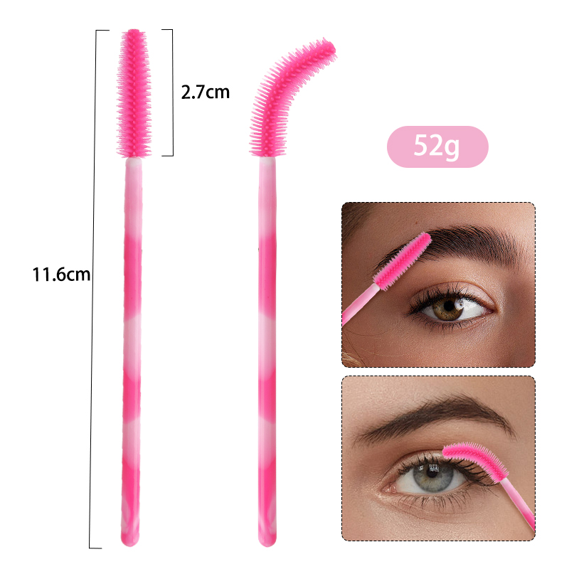50/100 個使い捨てシリコーンまつげブラシカラーアイラッ - Eyelash Extension For Beginners のレビューと価格