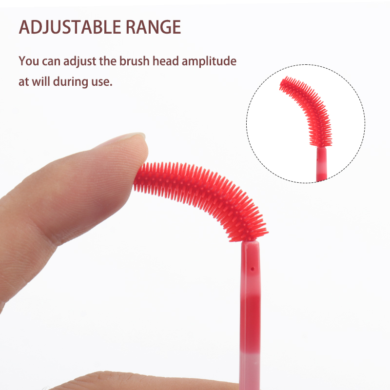 50/100 個使い捨てシリコーンまつげブラシカラーアイラッ - Eyelash Extension For Beginners のレビューと価格