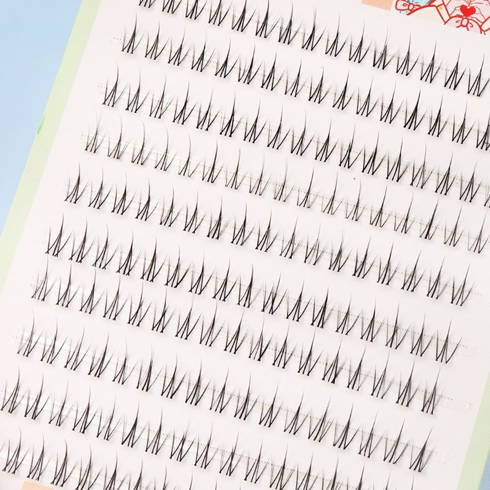 うっすらとした個別まつげ韓国下まつげナチュラルリアルなセグメ - Eyelash Extension Korean のレビューと価格