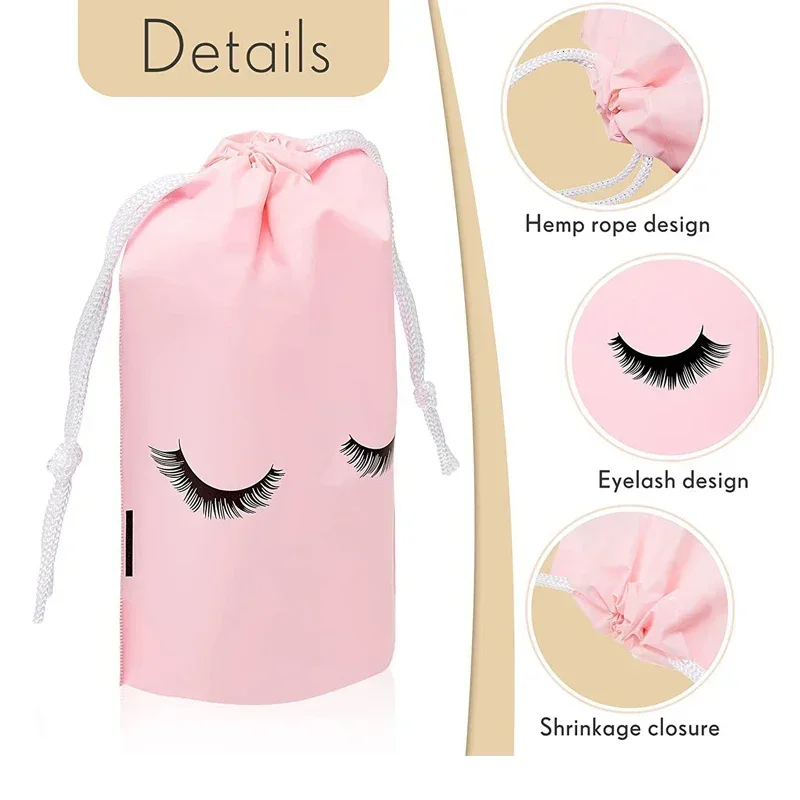 10 個のメイクアップバッグまつげアフターケア収納袋カラフル - Eyelash Extension Aftercare のレビューと価格