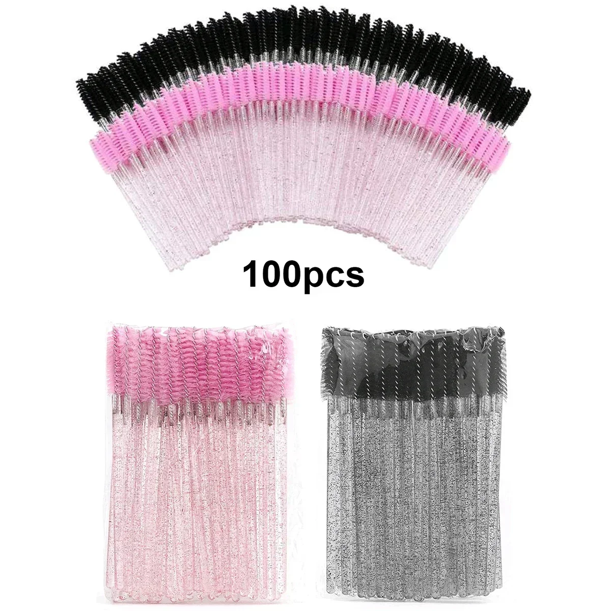 卸売 100 個使い捨てまつげブラシ Spoolies マイ - Eyelash Extension For Beginners のレビューと価格