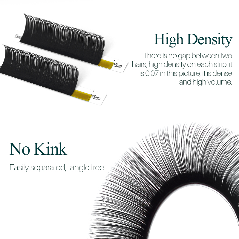 個々のつけまつげ,高品質の天然シミュレーションまつげ,20行 - Eyelash Extension Korean のレビューと価格