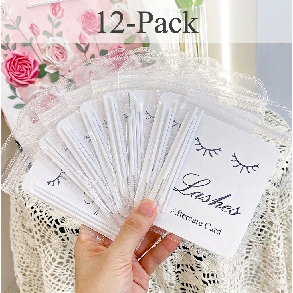 顧客向けまつげアフターケアキット12個入り、まつげアフターケ - Eyelash Extension Aftercare のレビューと価格