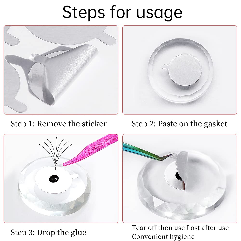 300枚入りフォイルステッカーパッド（10枚）まつげエクステ - Eyelash Extension Maps のレビューと価格