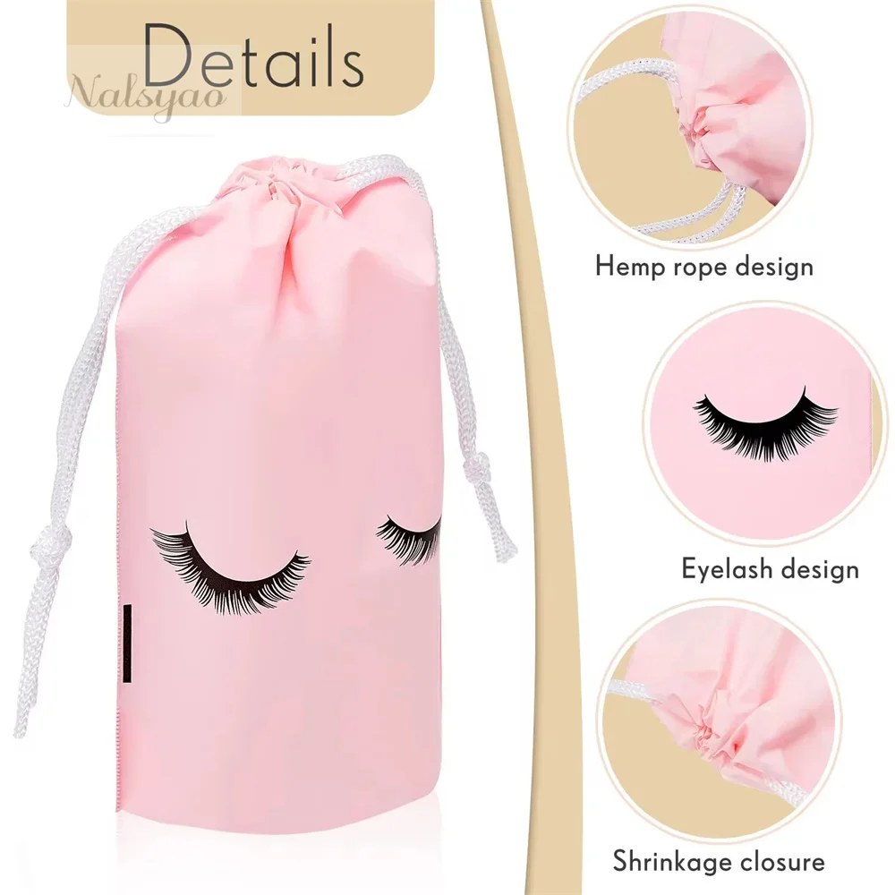 50 個トラベルポーチまつげアフターケア再利用可能なバッグ化 - Eyelash Extension Aftercare のレビューと価格