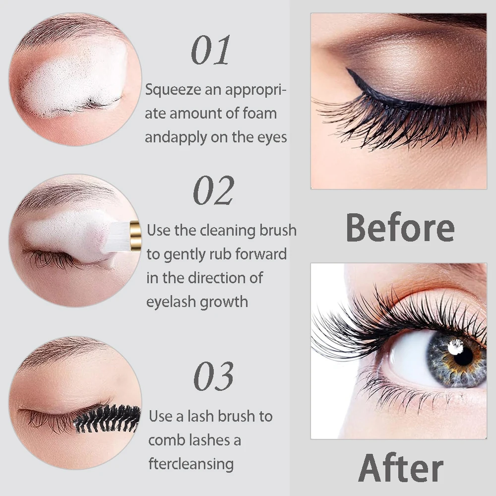 まつげ用空ポンプボトル,シャンプーケア,化粧道具,トラベルフ - Eyelash Extension Aftercare のレビューと価格
