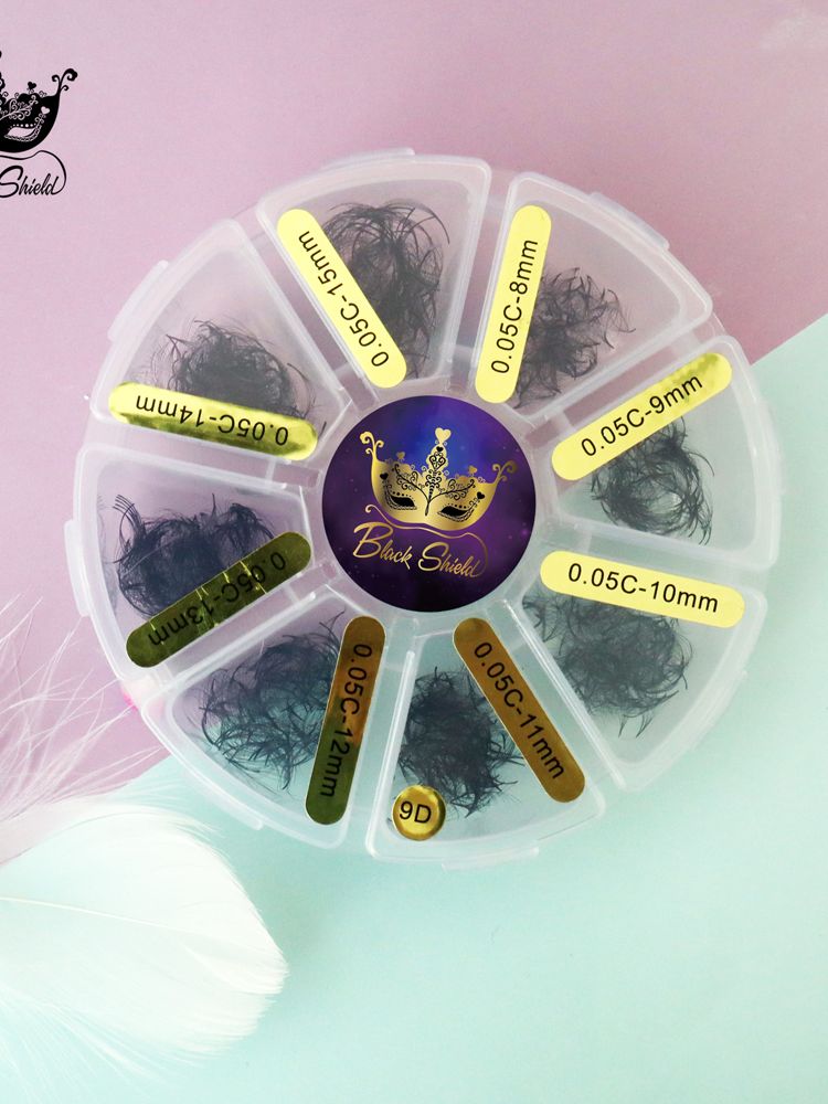 1000 ファン ルースファン 混合長さ とがったベース 既 - Eyelash Extension Medium のレビューと価格