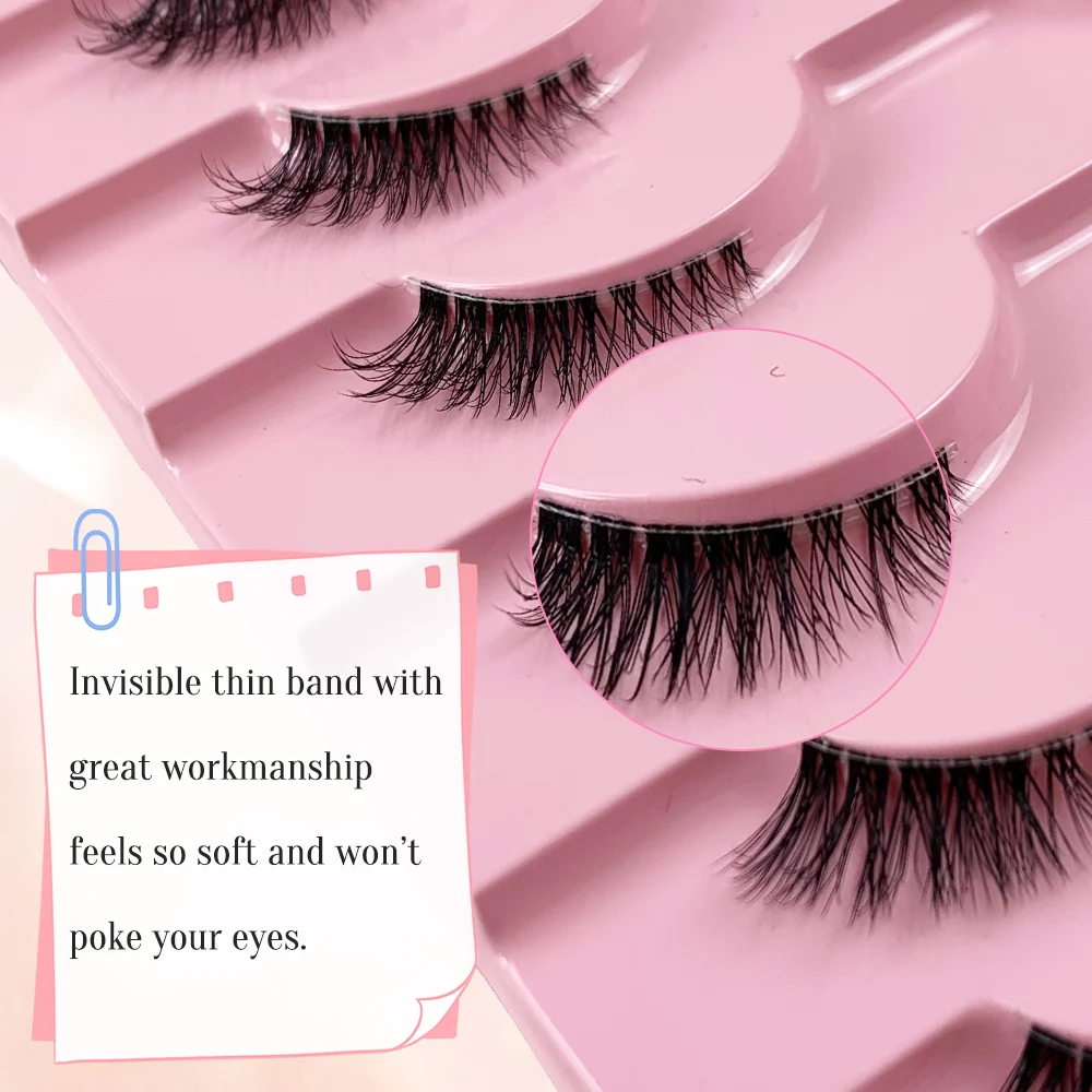 AMSDCN 10 ペアの 3D 合成ミンクまつげ、高品質エ - Eyelash Extension Medium のレビューと価格