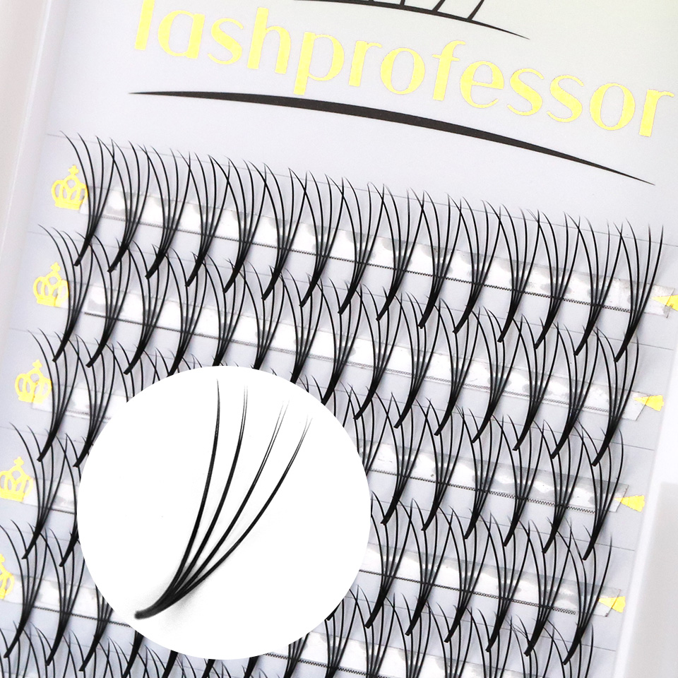 フラット既製まつげファン 3D 4D 5D 6D とんがりベ - Eyelash Extension Korean のレビューと価格