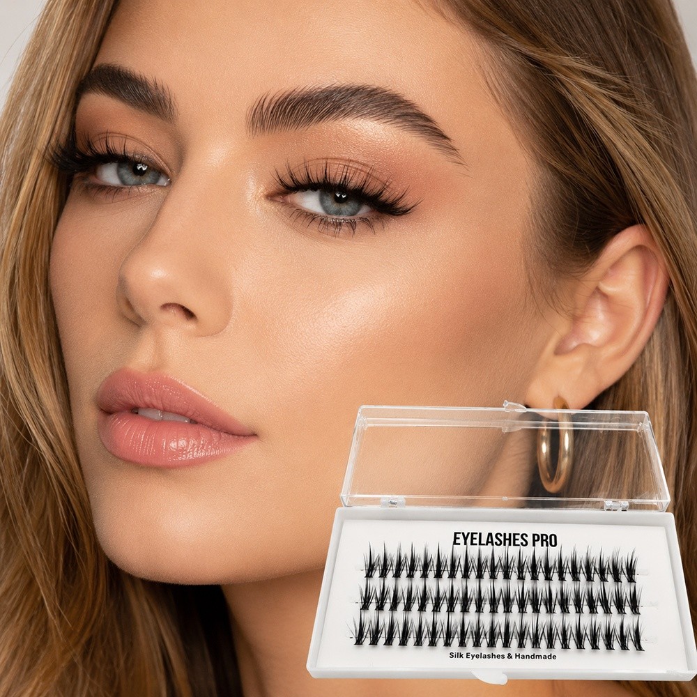 新しい 8-14 ミリメートル長さのつけまつげ黒手作りまつげ - Eyelash Extension For Beginners のレビューと価格