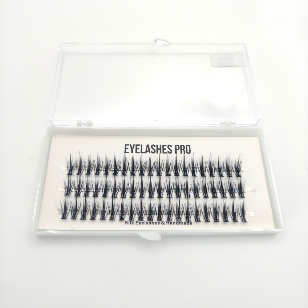 新しい 8-14 ミリメートル長さのつけまつげ黒手作りまつげ - Eyelash Extension For Beginners のレビューと価格