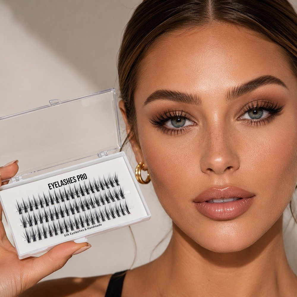 新しい 8-14 ミリメートル長さのつけまつげ黒手作りまつげ - Eyelash Extension For Beginners のレビューと価格